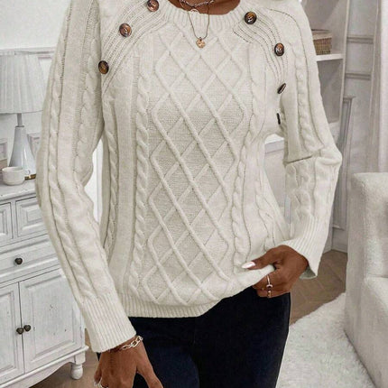Women's Blouse | Decorative Button Details
