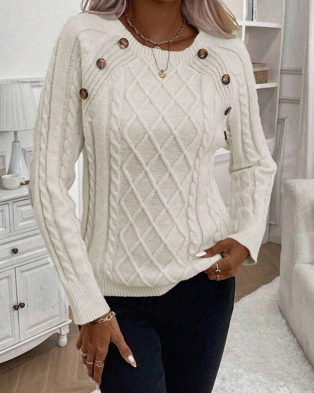 Women's Blouse | Decorative Button Details