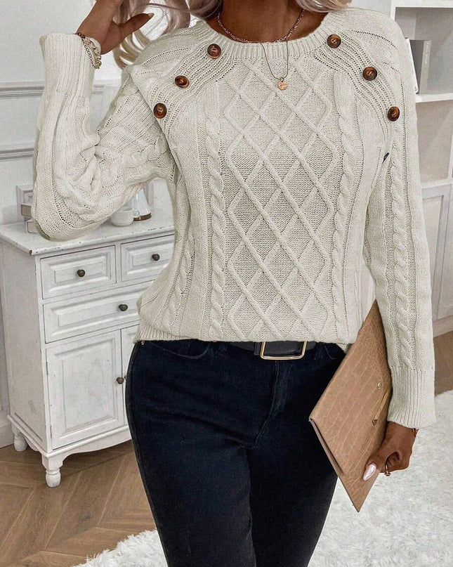 Women's Blouse | Decorative Button Details