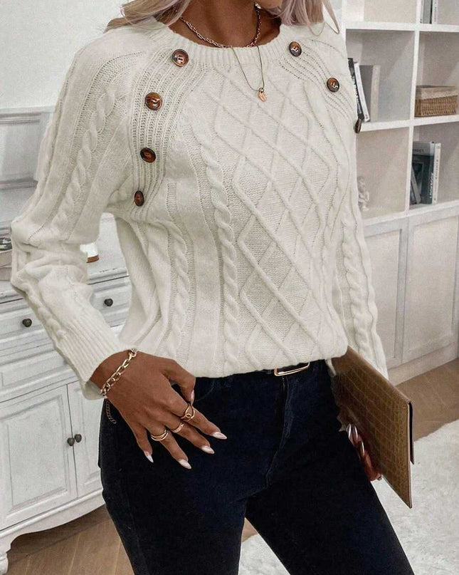 Women's Blouse | Decorative Button Details
