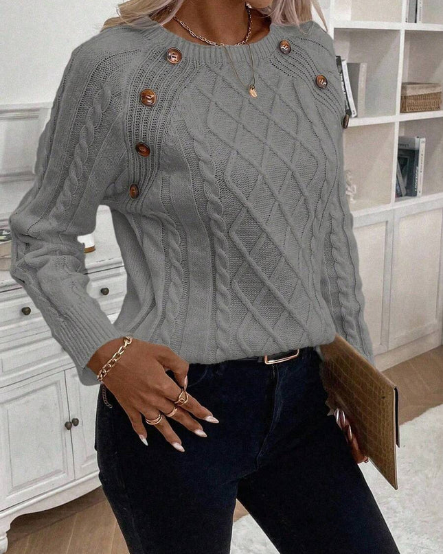 Women's Blouse | Decorative Button Details