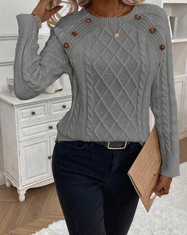 Women's Blouse | Decorative Button Details