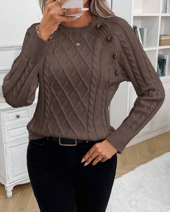 Women's Blouse | Decorative Button Details