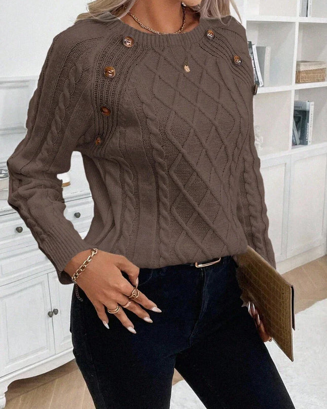Women's Blouse | Decorative Button Details