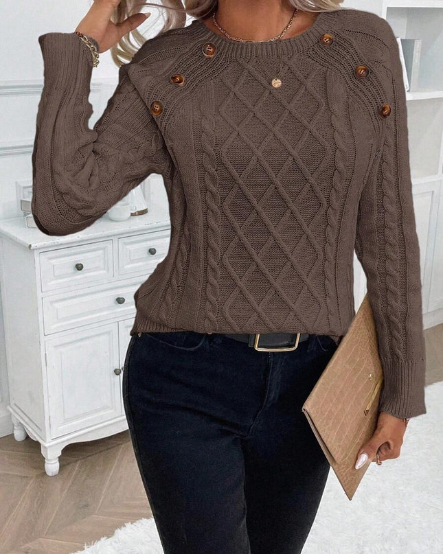 Women's Blouse | Decorative Button Details
