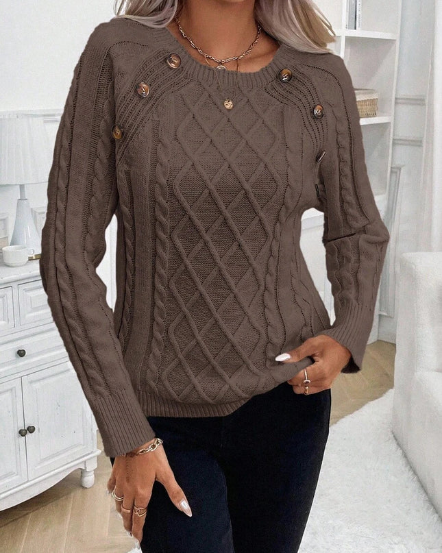 Women's Blouse | Decorative Button Details