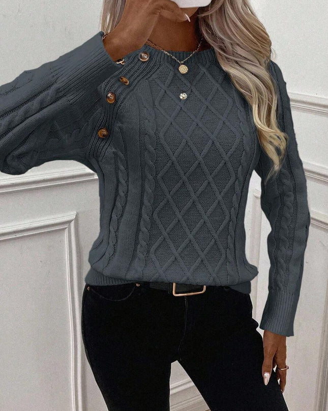 Women's Blouse | Decorative Button Details