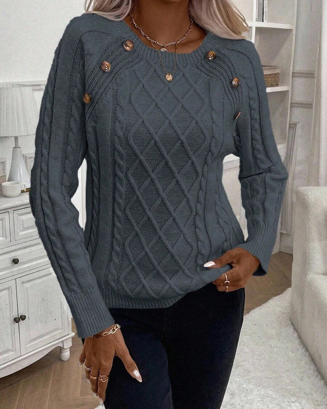 Women's Blouse | Decorative Button Details