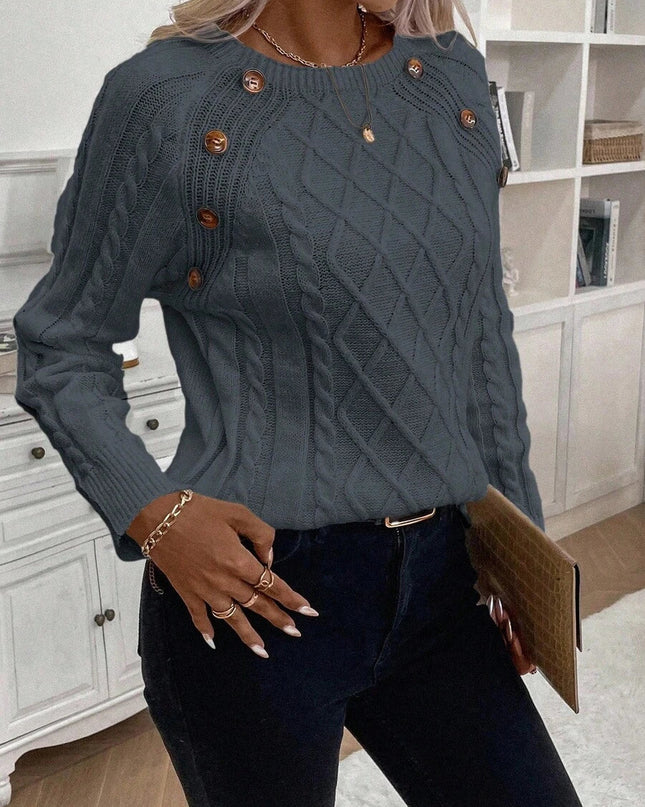 Women's Blouse | Decorative Button Details