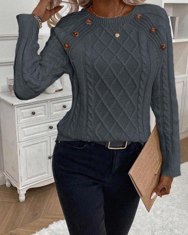 Women's Blouse | Decorative Button Details