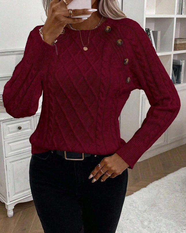 Women's Blouse | Decorative Button Details
