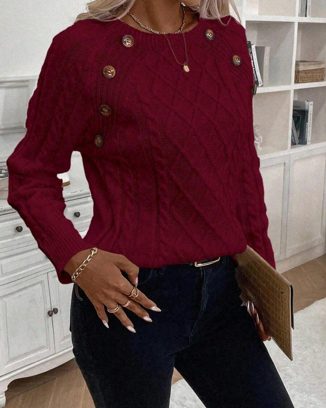 Women's Blouse | Decorative Button Details