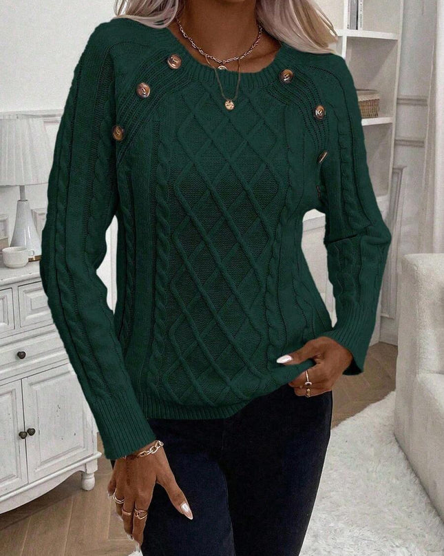 Women's Blouse | Decorative Button Details
