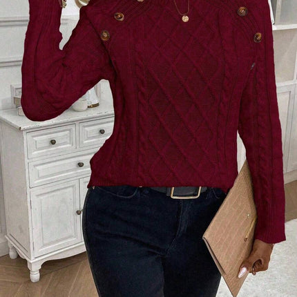 Women's Blouse | Decorative Button Details