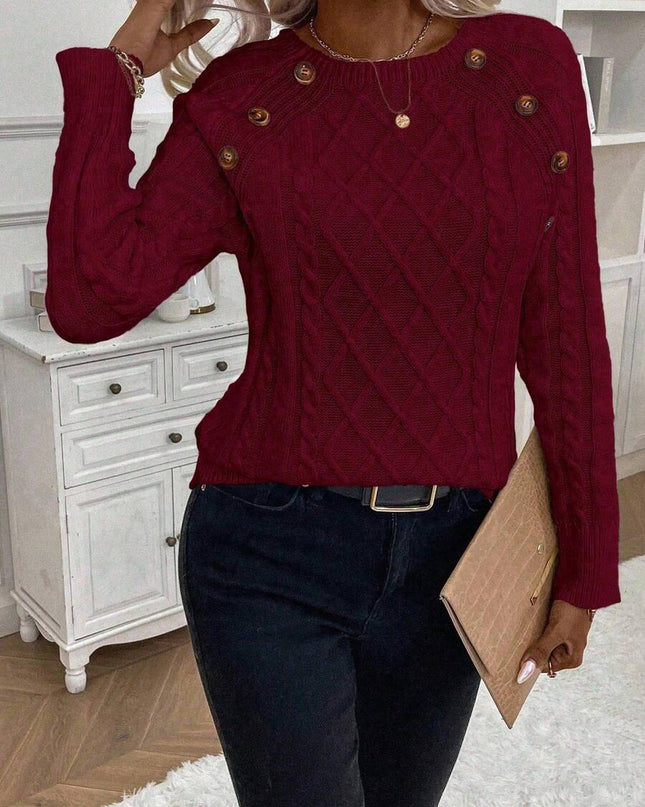 Women's Blouse | Decorative Button Details