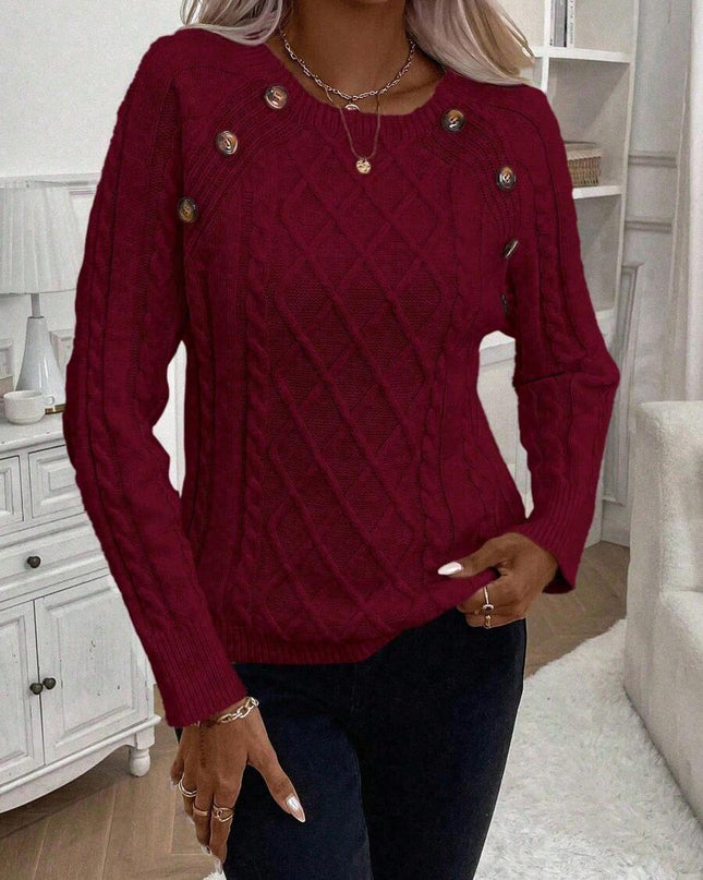Women's Blouse | Decorative Button Details