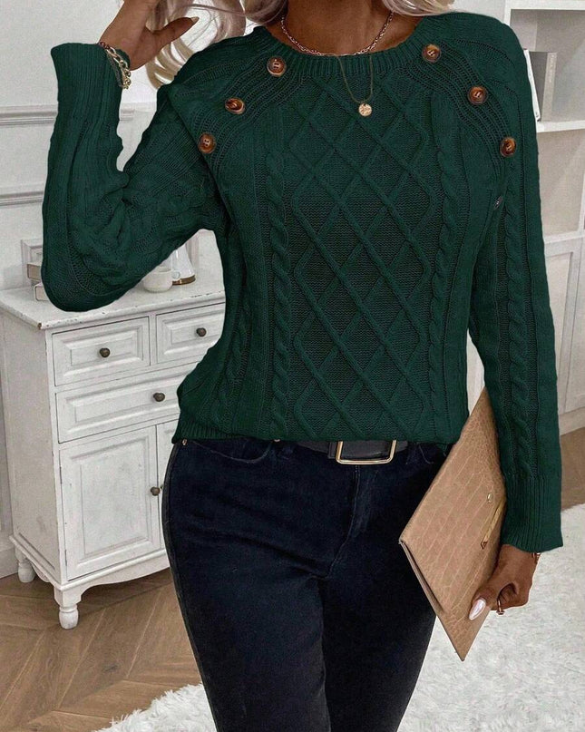 Women's Blouse | Decorative Button Details