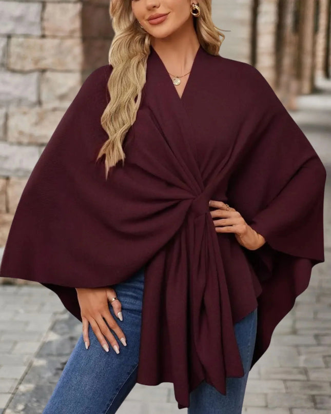 Women’s Poncho | Draped Wrap Style