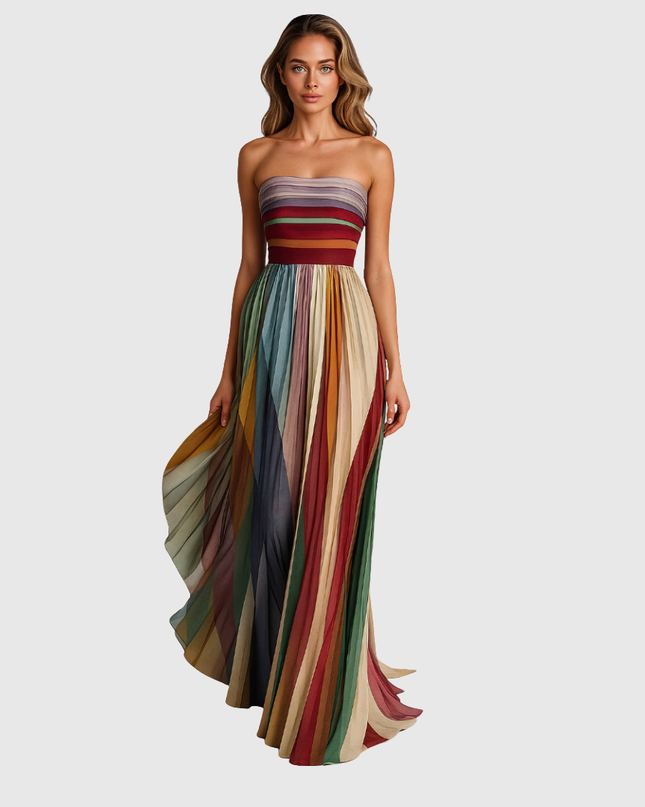 Isola | Chic Long Dress With Elegant Details