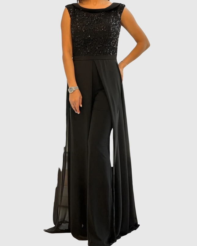 Zoraida Quinn | Stylish Sleeveless Jumpsuit Dress