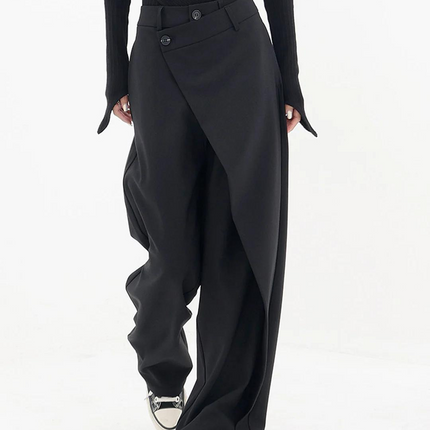 Women's Trousers | Overlap Waist Design