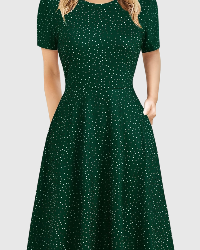 Evelyn Quinn | Retro A-Line Summer Dress