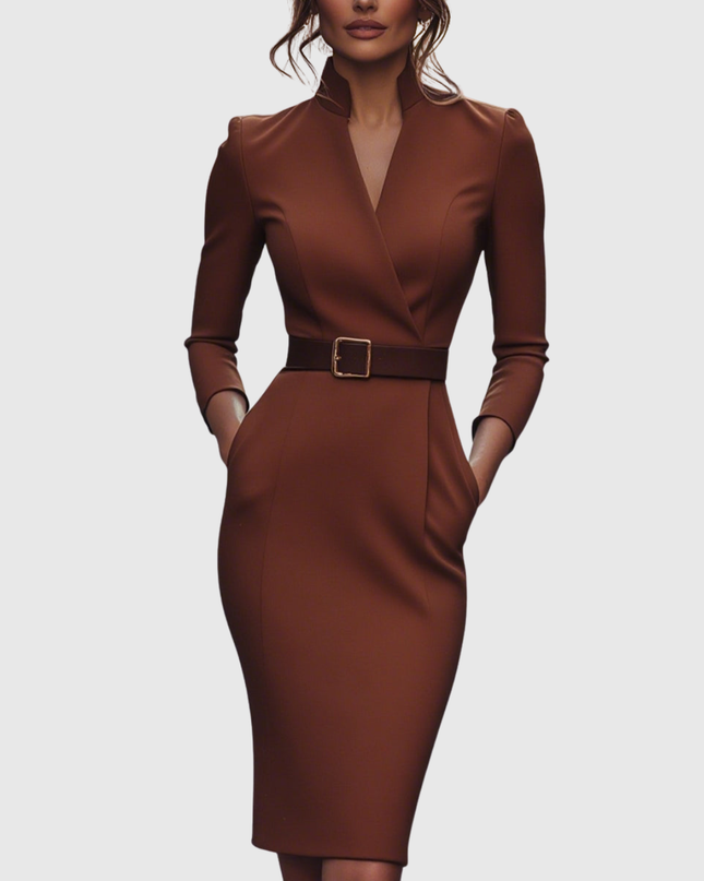Claribel | Refined Midi Dress