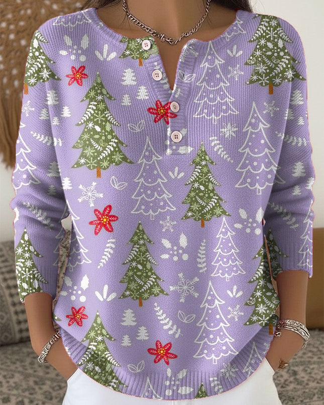 Women's Blouse | Holiday Print