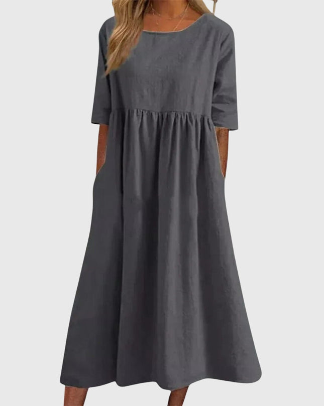 Haisley | Elegant Short-Sleeved Dress
