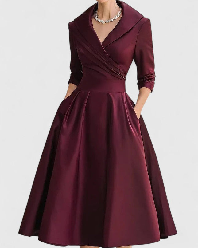 Yan | Elegant Midi Dress