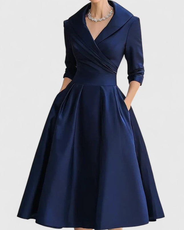 Yan | Elegant Midi Dress