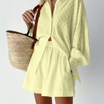 Cesca | Chic Shirt & Shorts Set ( Almost Out Of Stock)