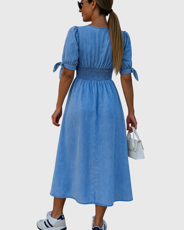 Jacqueline | Elegant Denim Dress