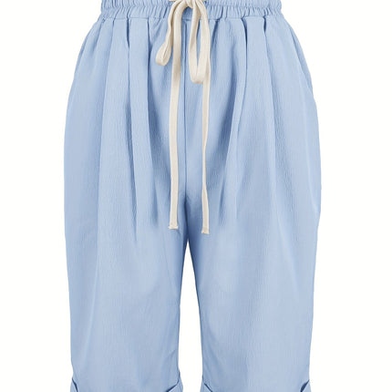 Women's Shorts | Pull-On Straight Leg Cropped