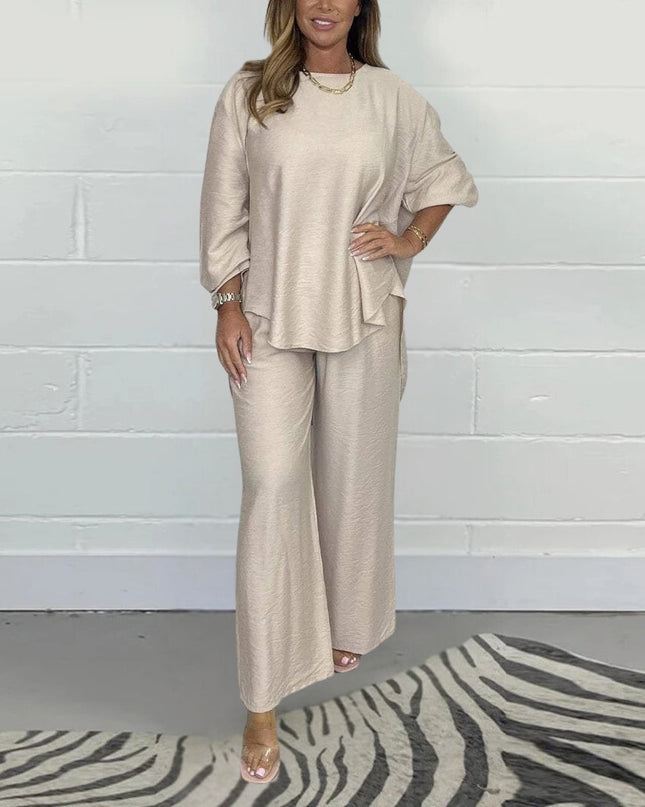 Maya | Elegant Two-Piece Set In Cotton