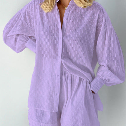 Cesca | Chic Shirt & Shorts Set ( Almost Out Of Stock)