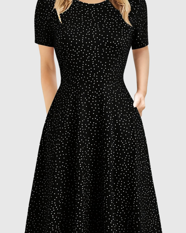 Evelyn Quinn | Retro A-Line Summer Dress