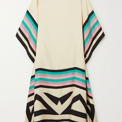 Valarie | Elegant Geometric Print Caftan