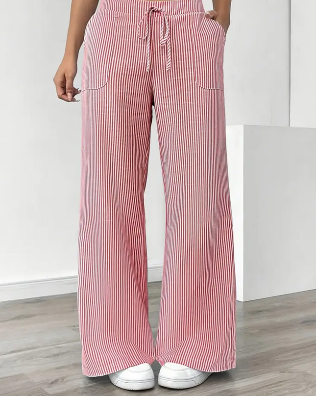 Women’s Pants | Striped With Pockets