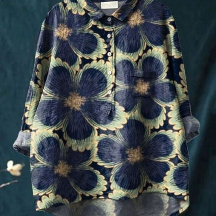 Women’s Blouse | Button-Up Floral