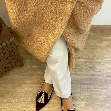 Loafers for Women | Tassel Detail Pointed Toe