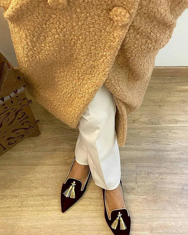 Loafers for Women | Tassel Detail Pointed Toe