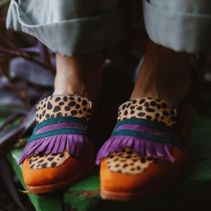 Loafers For Women | Patterned Fringe Detail