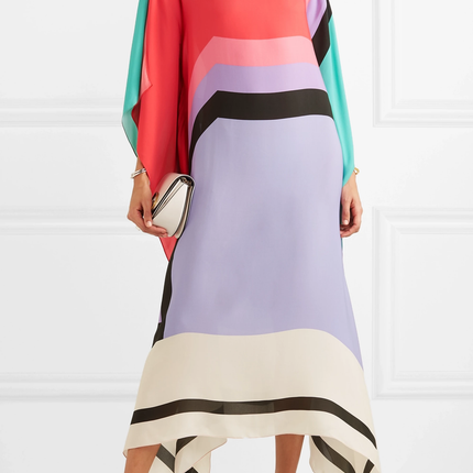 Valarie | Elegant Geometric Print Caftan