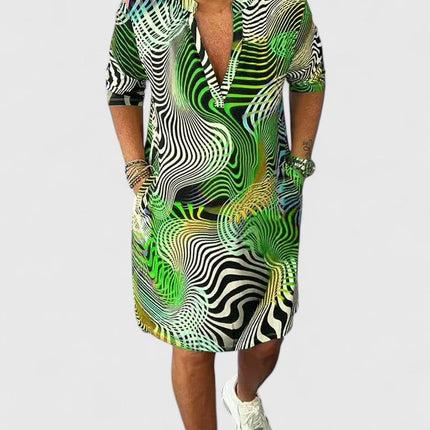 Helinae | Sophisticated V-Neck Dress