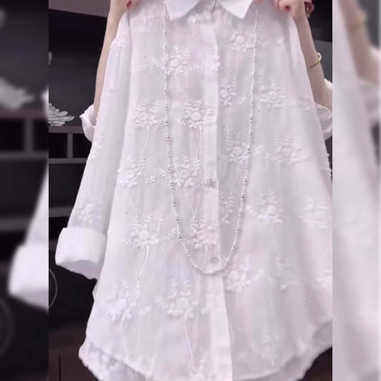 Women's Blouse | Floral Embroidered