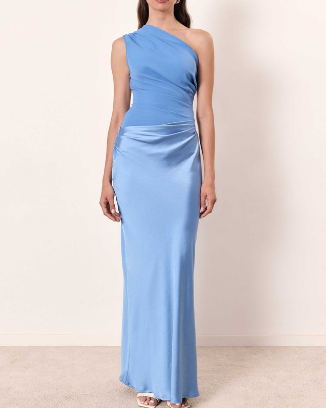 Women's Dress | One Shoulder Maxi Floor Length