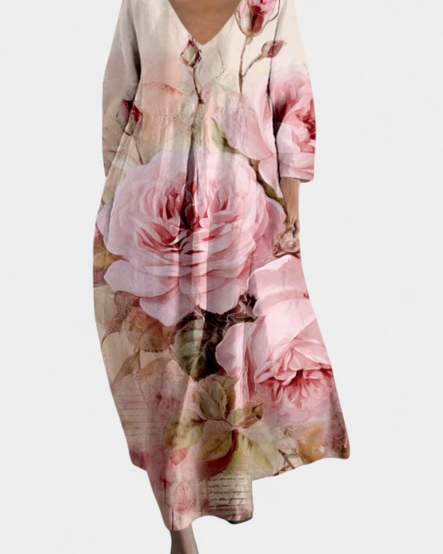 Isalinde | Comfortable V-Neck Dress