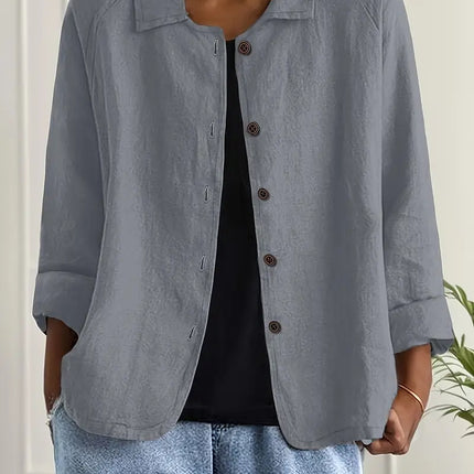 Women’s Blouse | Long Sleeve Button-Up