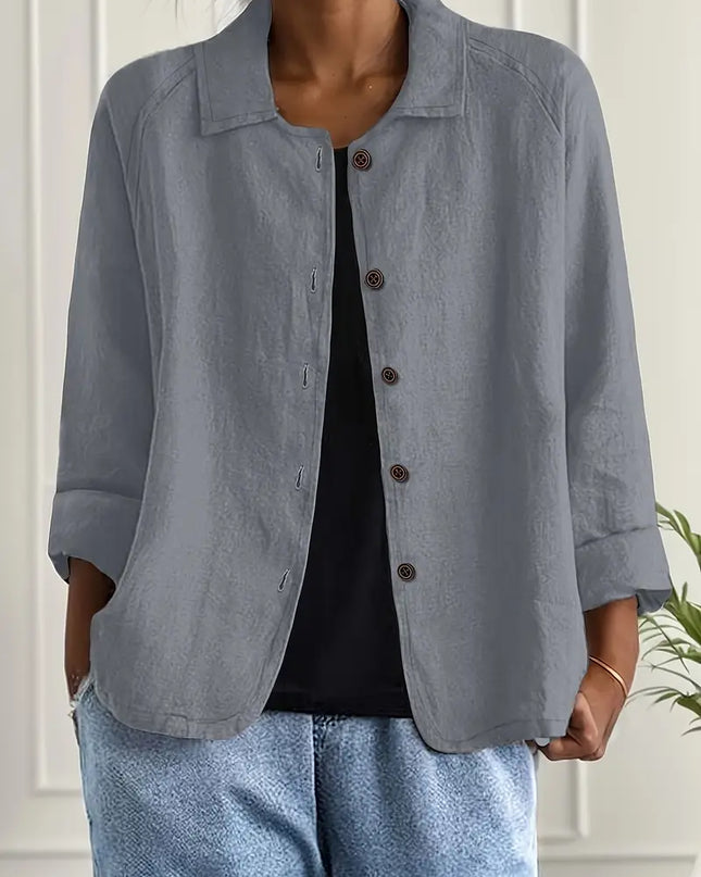 Women’s Blouse | Long Sleeve Button-Up